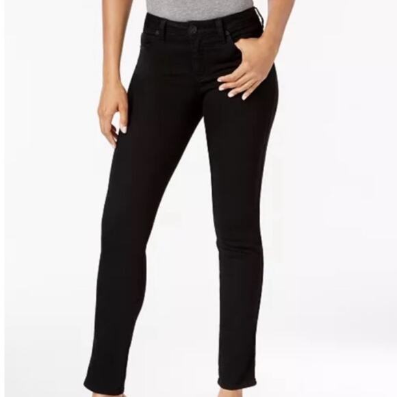 Kut from the Kloth Women's Black Diana Skinny Corduroy Pants Size 10 - Picture 1 of 8